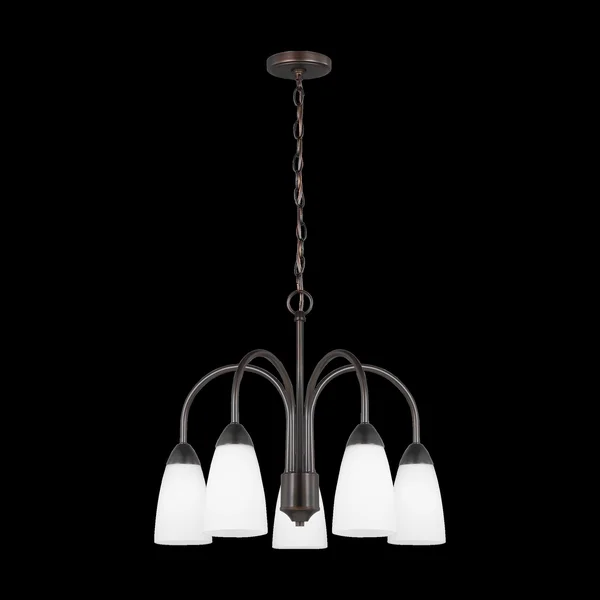 Sea Gull Lighting 3220205-710 Seville Five Light Downlight Chandelier - Burnt Sienna