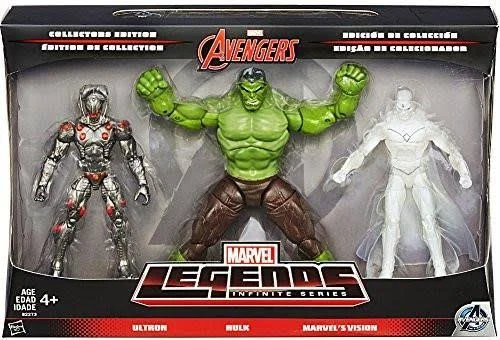 Marvel Avengers Legends Infinite Series 1 Ultron Hulk Marvels Vision 6 Action Figure 3-pack
