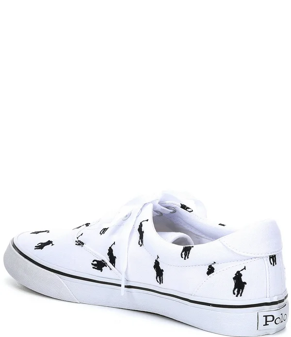 Polo Ralph Lauren Men's Thorton Embroidered Lace-Up Sneakers - 8M