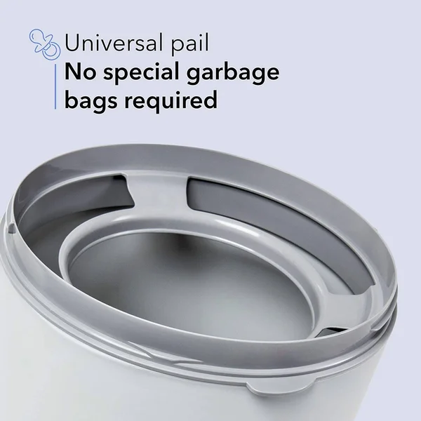 Lil’ Jumbl Odor Locking Diaper Pail - Child-Proof Diaper Trash Can, Modern Sleek Design, Easy to Use & Clean, No Special Bag