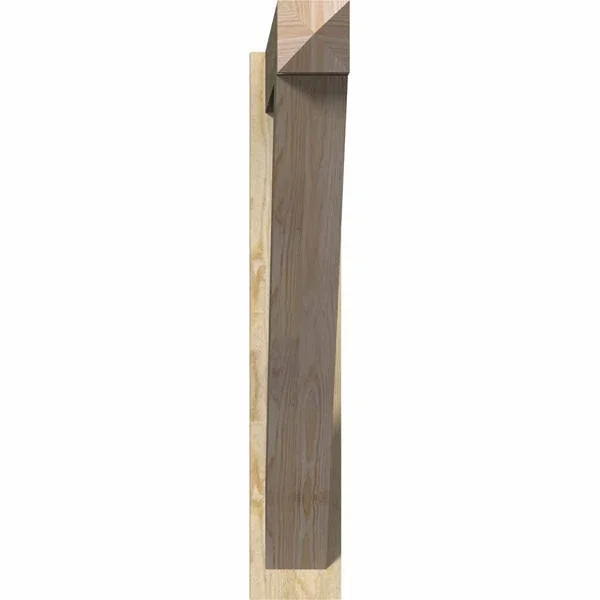 Ekena Millwork OUT06X36X36TRA03RDF 6x22W x 36x22D x 36x22H Traditional Rough Sawn Arts and Crafts Outlooker - Douglas Fir