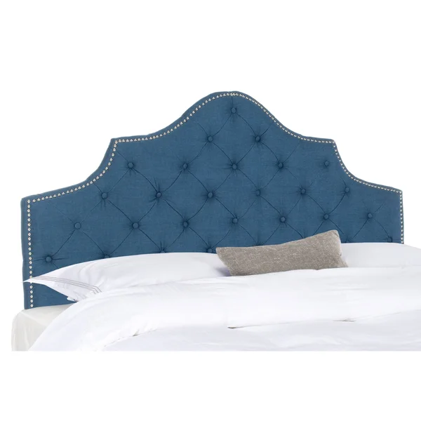 Safavieh Arebelle Upholstered Headboard - Blue, Queen