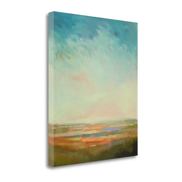 Tangletown Fine Art A Bit of Orange Canvas Wall Art