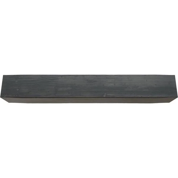 Ekena Millwork BMSD3C0100X060X120ES 10x22W x 6x22H x 10&L 3-Sided (U-beam) Sandblasted Endurathane Faux Wood Ceiling Beam - Aged