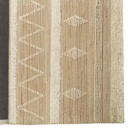Foundry Select Baily Hand-Knotted Beige Area Rug - Size: Rectangle 5' x 8'