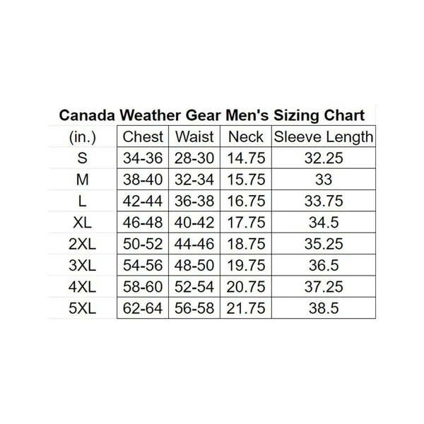 Canada Weather Gear Men's Fur Trim Hooded Parka Jacket Charcoal - XL