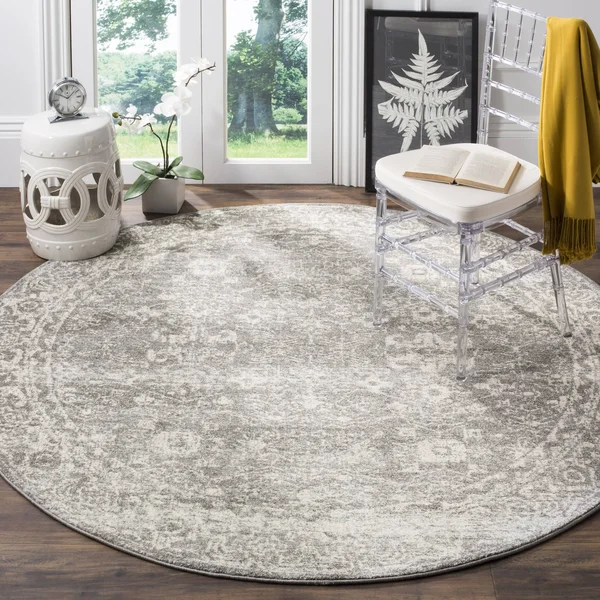 Safavieh EVK270S Evoke Grey - Ivory Area Rug - 11& x 15&