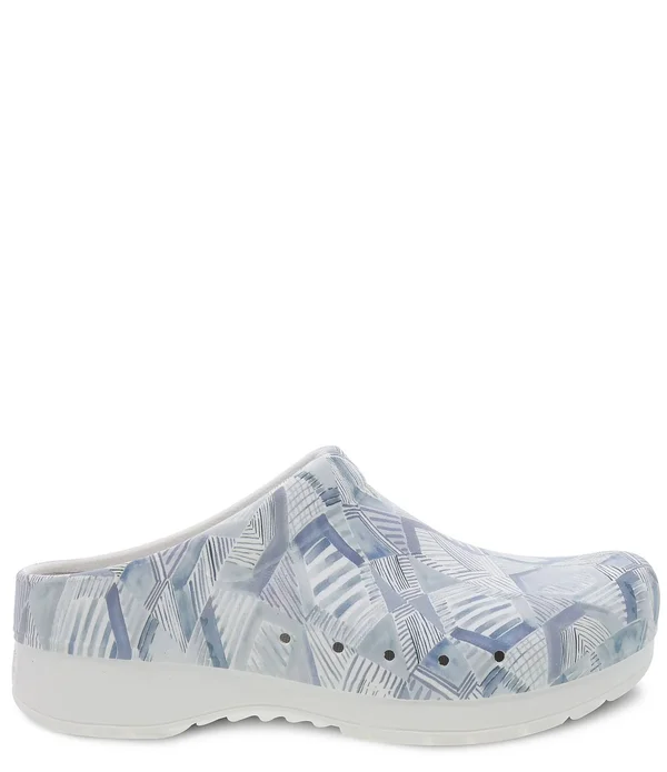 Dansko Women's Kane Grey Geo Slip on Mule 36