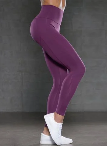 Women's Shape Leggings in Plum, Size M - Gym, Workout, Performance Leggings