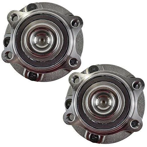 TRQ Front Wheel Hubs & Bearings Left & Right Pair for Nissan 350Z Infiniti G35 BHA53576
