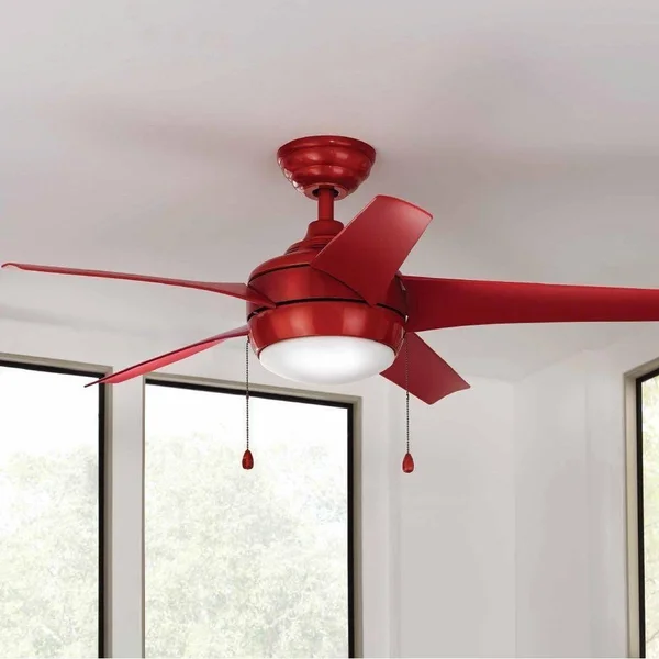 Hampton Bay Windward 44x22 Ceiling Fan - Red