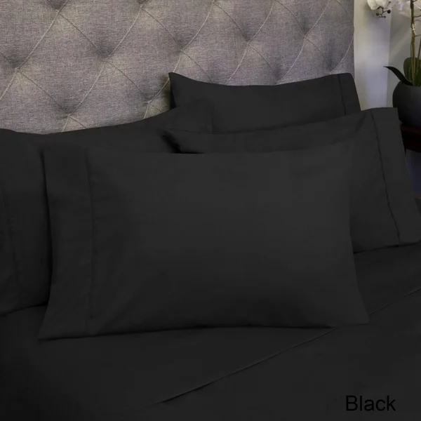 Sweet Home Collection RV Queen 6-Piece Bed Sheet Set - Sage