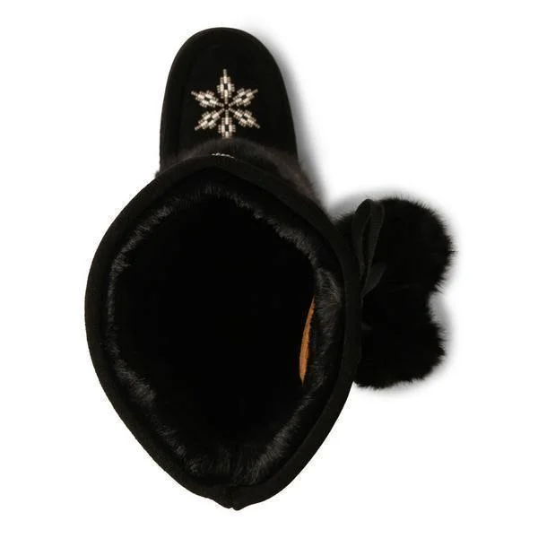 Manitobah Mukluks Women's Kanada Tall Suede Boot Black 6