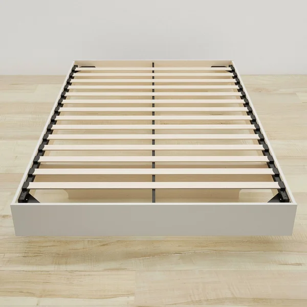 Nexera Twin Size Platform Bed Bundle 400722 White
