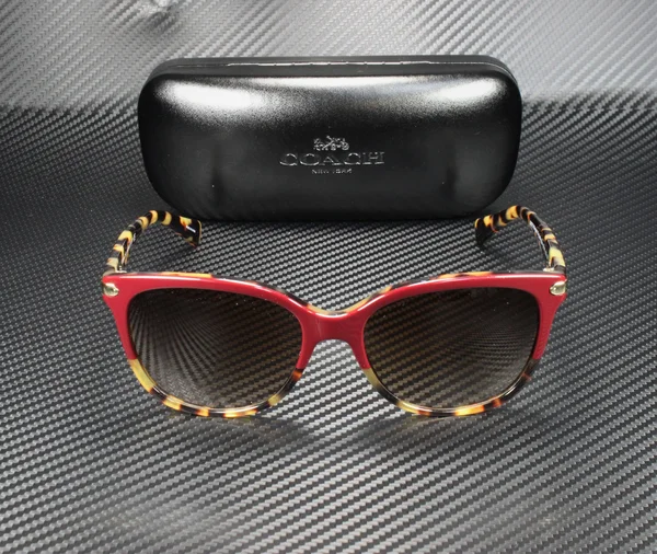Coach L109 HC8132 Sunglasses - Burgundy Tortoise/Tortoise (543713)