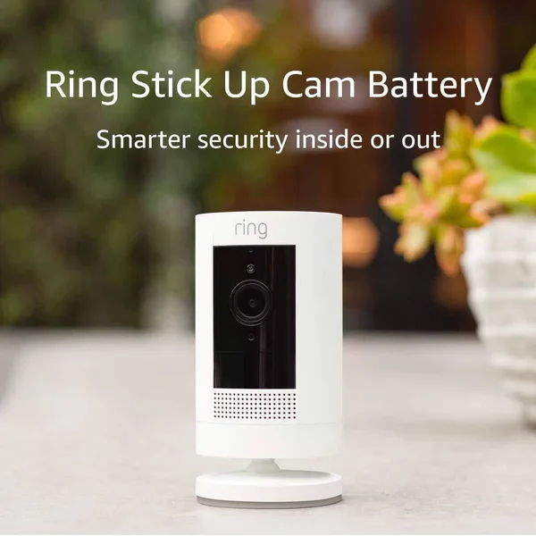 Ring Stick Up Indoor/Outdoor 1080p WiFi Battery Security Camera - White 3rd Gen freeshipping - Pro-Distributing