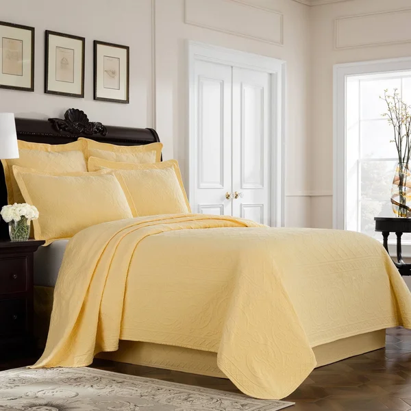 Williamsburg Richmond Twin Bed Skirt - Yellow