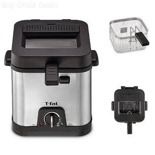 T-Fal Deep Fryer Oil Capacity Mini Deep Fryer Home Kicthen Appliances Cooking Dining