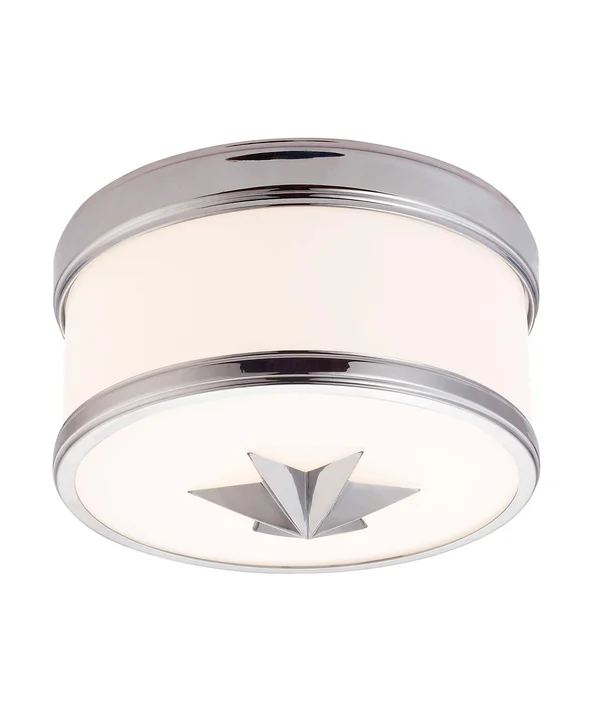 Hudson Valley 1109-PC Polished Chrome Seneca 1 Light Flush Mount