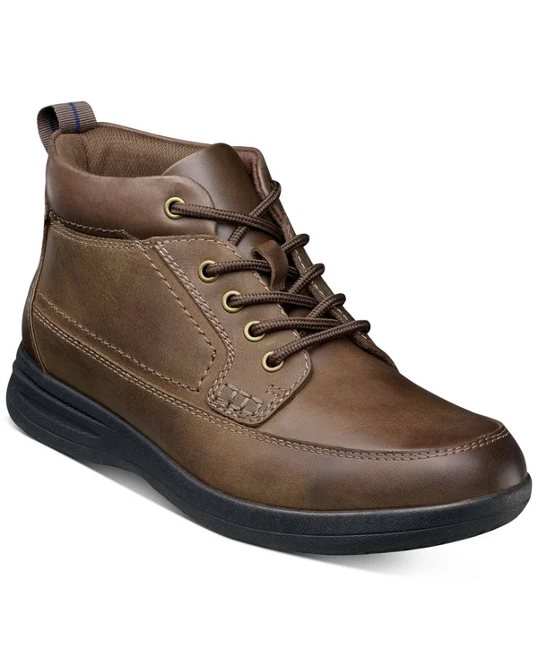 Men's Nunn Bush Cam Moc Toe Chukka Boot, Size: 8.5, Brown