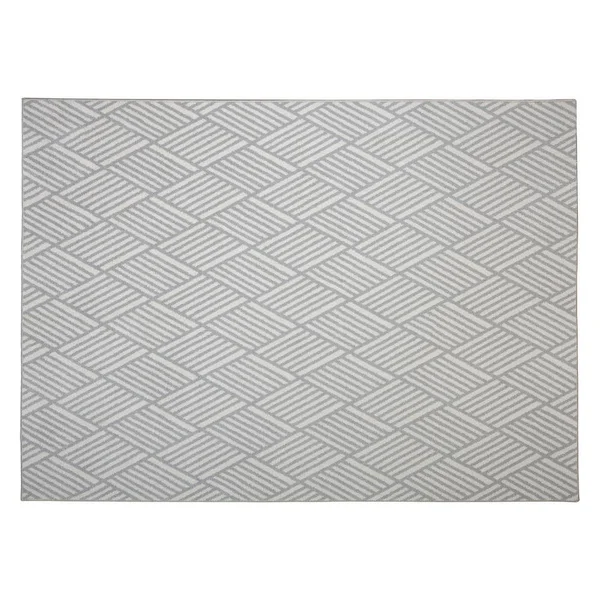 StyleWell Corbin Multi 8 ft. x 10 ft. Polyester Area Rug - White
