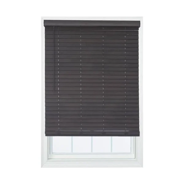2in. Cordless Distressed Faux Wood Blinds Distressed Umber