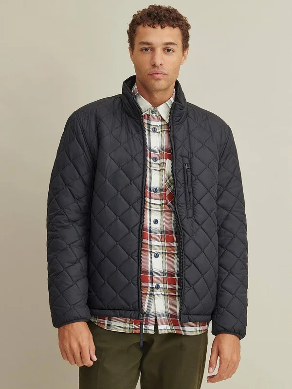 Marc New York Men's Fillmore Quilted Sherpa Fleece-Lined Jacket - Black