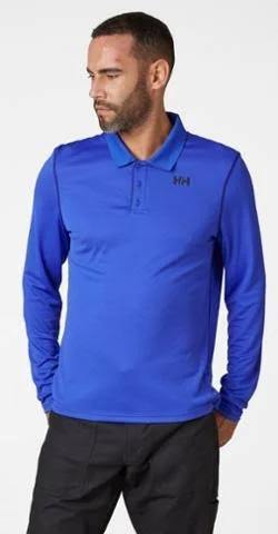Helly Hansen Men's HH Lifa Active Solen Polo Shirt Blue L