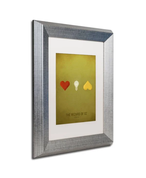 Trademark Fine Art oz by Christian Jackson Framed Graphic Art - Size: 14x22 H x 11x22 W x 0.5x22 D, Matte Color: White