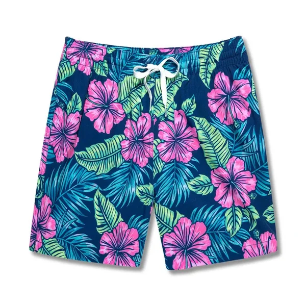Men's Chubbies Tropicadas 7-Inch Swim Trunks, Size Medium - Blue