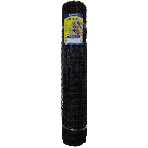 Tenax 2A140077 Pet Fence, Premium, 5ft. x 100 ft. Black