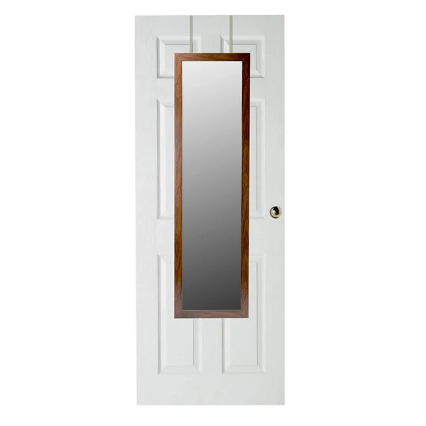 Home Basics Over The Door Mirror - Natural