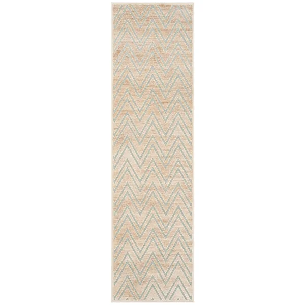 Safavieh Paradise PAR356-3140 5&3x22 x 7&6x22 Mouse, Cream Area Rug