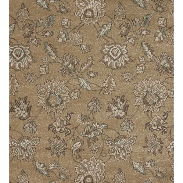 Admire Home Living Plaza Floral Area Rug - 5&3 - Brown