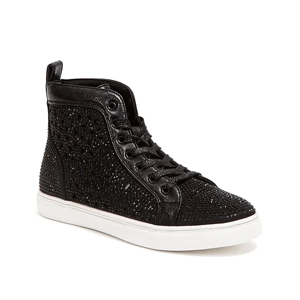 Lady Couture New York Hightop Sneaker, Women's, Black, Size EU 39, US Womens 8-8.5, Sneakers, High Top