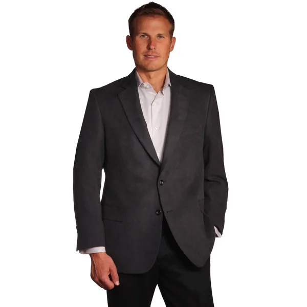 Jean Paul Germain Suede Microfiber Sport Coat, Men's, Black, Size 52 Regular
