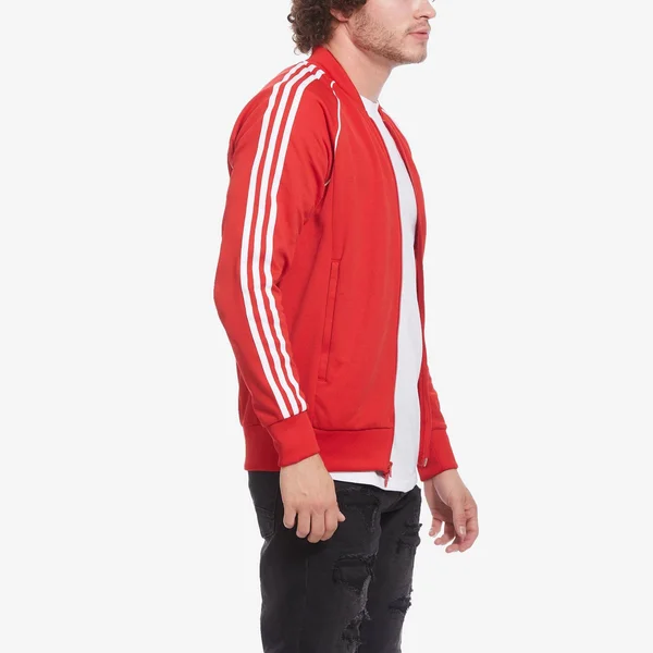 Adidas Men's Originals Superstar Track Jacket - Scarlet
