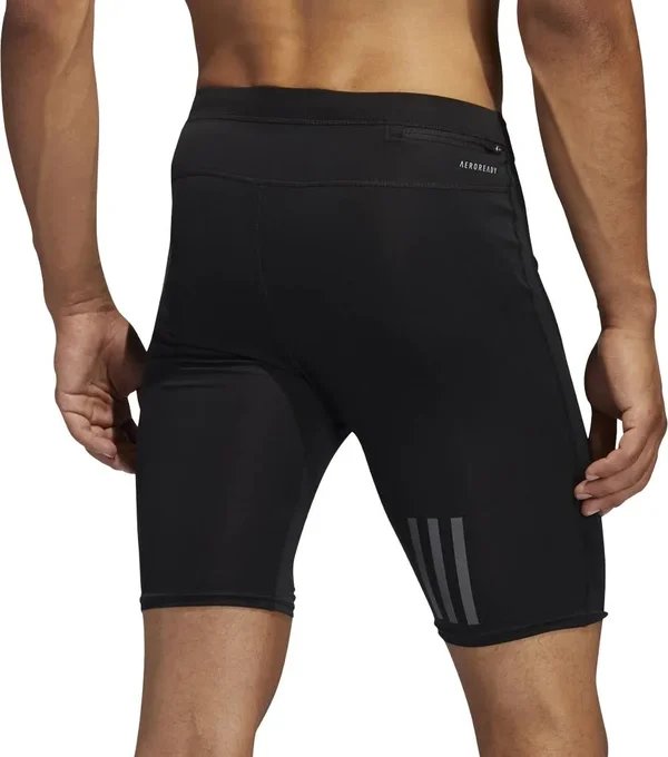 Adidas Own The Run Mens Short Running Tights - Black-M