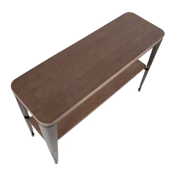 Carbon Loft Samira Industrial Metal/Wood Console Table - Brown