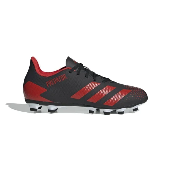 Adidas Predator 20.4 FxG Soccer Cleats, Men's, Black/Red
