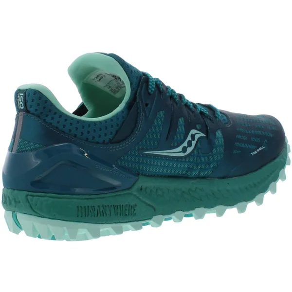 Saucony Womens Xodus ISO 3 Performance Sport Running Shoes - Women's, Size: 5.5, Green