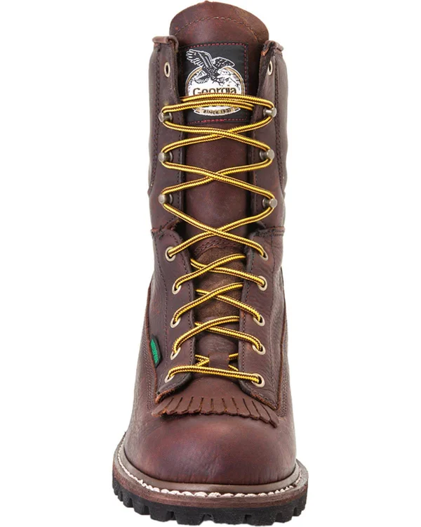 Georgia Boot Men's 8 in. Steel Toe Waterproof Logger Boot