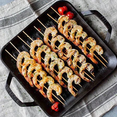Lodge Cookware Chef Collection Square Cast Iron Grill Pan - Black