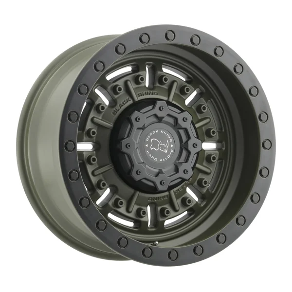 Black Rhino Abrams 17x9.5 Olive Drab Green