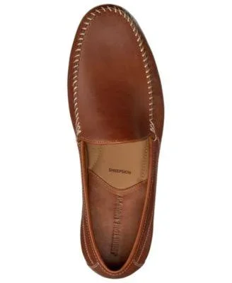 Johnston & Murphy Men's Cresswell Whipstitch Venetian Loafers - Cognac