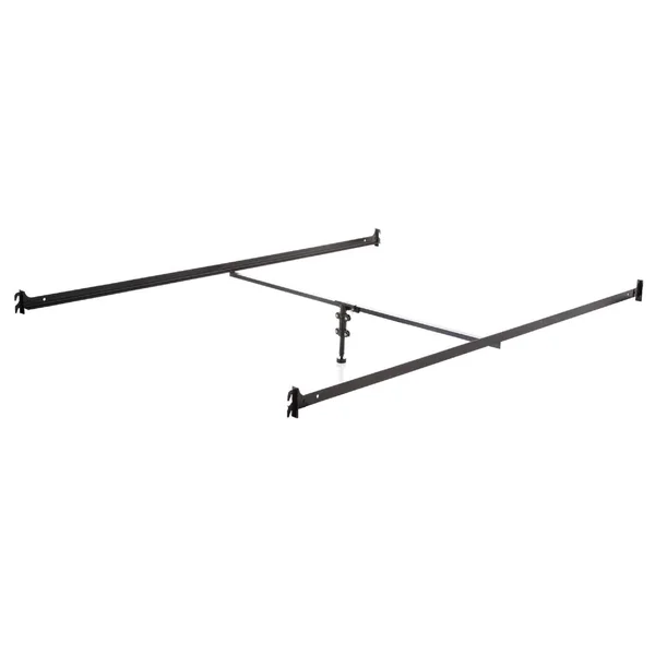 Malouf Hook-In Bed Rails with Center Bar - Twin/Full