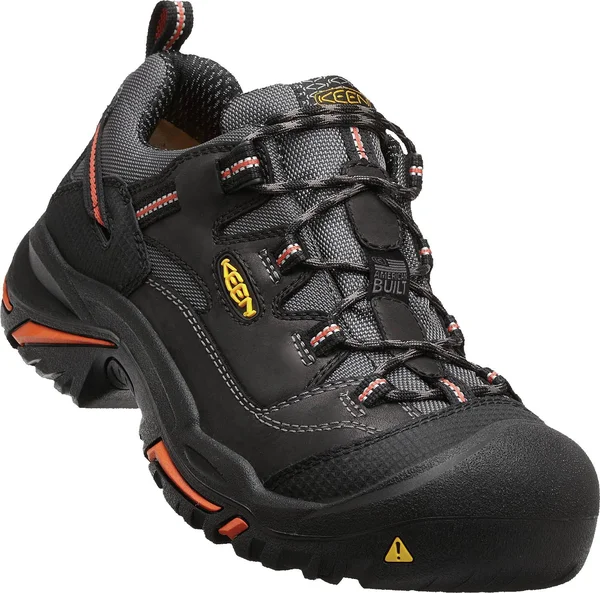 Keen Men's Braddock Low Steel Toe Work Shoes - Black