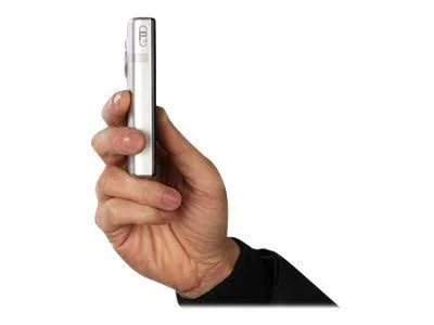 Flip Video MinoHD M2120M - Camcorder - 720p - 1.6 MP - flash 8 GB - internal flash memory - brushed metal