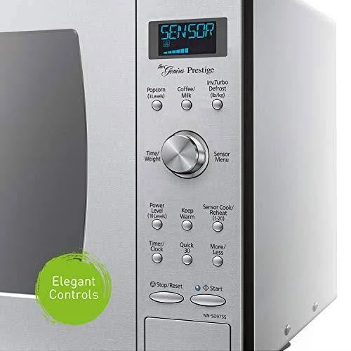 Panasonic Countertop Microwave, Stainless Steel, 2.2 cu ft