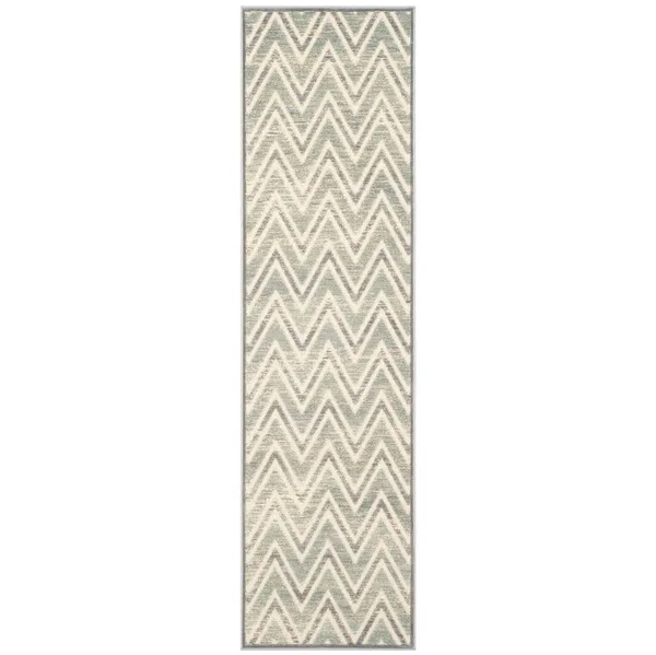 Safavieh Paradise PAR356-3140 5&3x22 x 7&6x22 Mouse, Cream Area Rug